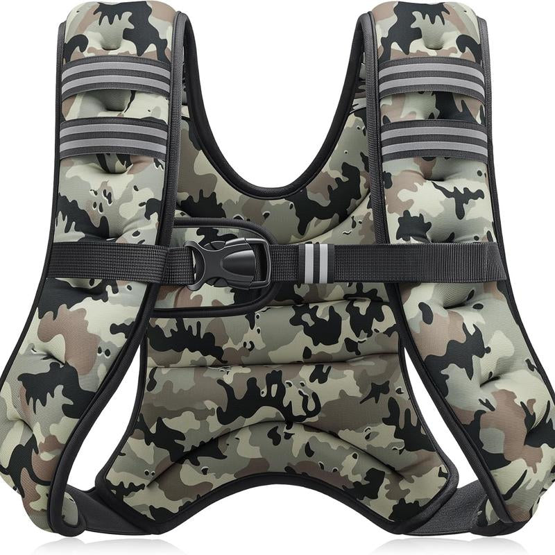 【Fashion Week】Zelus Weighted Vests-Adjustable 6/8/12/16/20/25/30Lb Workout Gear, Fitness Equipment, Gym Outfits with Reflective Stripes for Weight&Strength Training, Walking,Running,Rucking,Jogging|Exercise Motivation,Weighted Vest Benefits, Fallfreshness