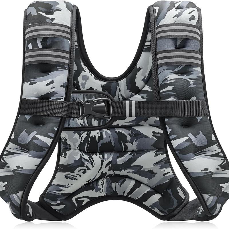 【Fashion Week】Zelus Weighted Vests-Adjustable 6/8/12/16/20/25/30Lb Workout Gear, Fitness Equipment, Gym Outfits with Reflective Stripes for Weight&Strength Training, Walking,Running,Rucking,Jogging|Exercise Motivation,Weighted Vest Benefits, Fallfreshness