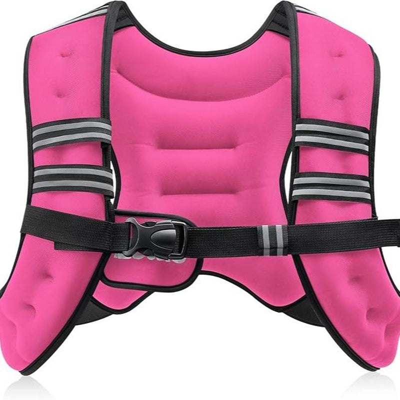 【Fashion Week】Zelus Weighted Vests-Adjustable 6/8/12/16/20/25/30Lb Workout Gear, Fitness Equipment, Gym Outfits with Reflective Stripes for Weight&Strength Training, Walking,Running,Rucking,Jogging|Exercise Motivation,Weighted Vest Benefits, Fallfreshness