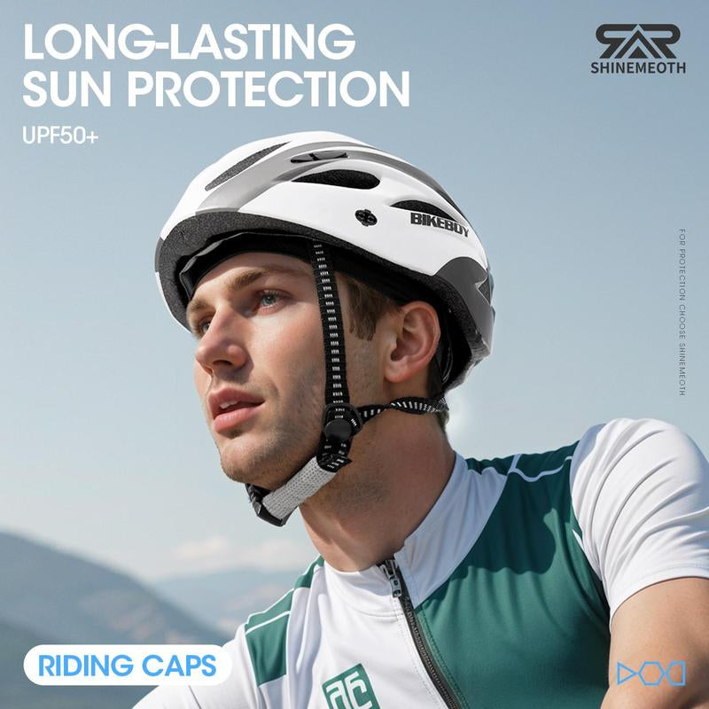 Cycling Baseball Caps, Protection Sports Cycling Cap, Hiking Hat, Breathable Sweat-Absorbent Helmet Liner, Summer Sports Cap for Men & Women, Adjustable Sunscreen Hat, Fitted Hats