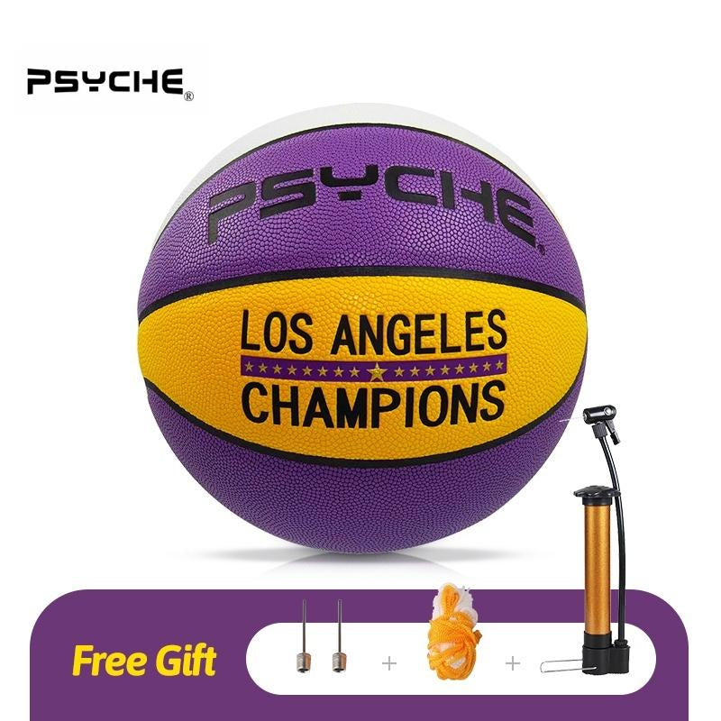 PSYCHE Basketball Leather Size 7 Basketball Original Classic 29.5" Indoor Outdoor Basketball Ball Games