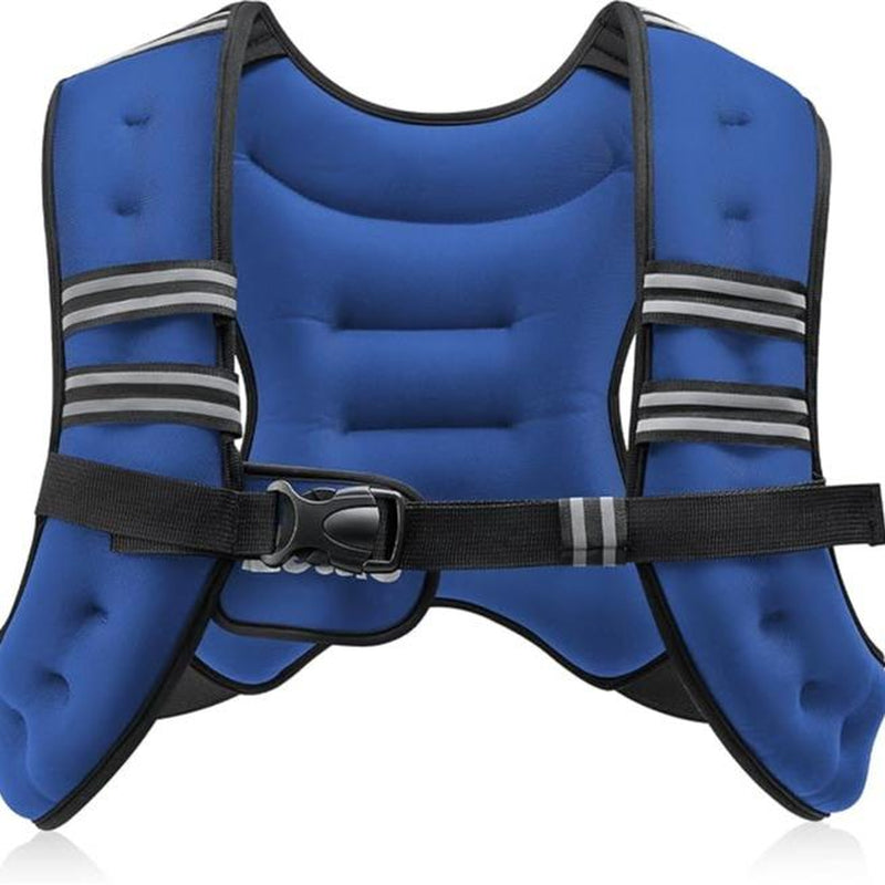 【Fashion Week】Zelus Weighted Vests-Adjustable 6/8/12/16/20/25/30Lb Workout Gear, Fitness Equipment, Gym Outfits with Reflective Stripes for Weight&Strength Training, Walking,Running,Rucking,Jogging|Exercise Motivation,Weighted Vest Benefits, Fallfreshness