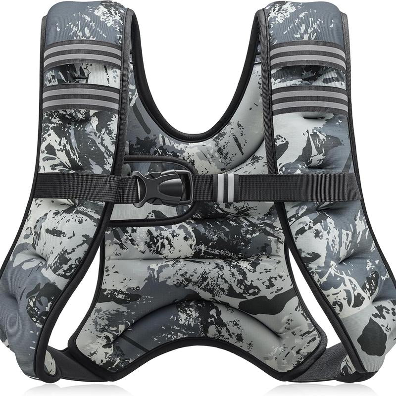 【Fashion Week】Zelus Weighted Vests-Adjustable 6/8/12/16/20/25/30Lb Workout Gear, Fitness Equipment, Gym Outfits with Reflective Stripes for Weight&Strength Training, Walking,Running,Rucking,Jogging|Exercise Motivation,Weighted Vest Benefits, Fallfreshness
