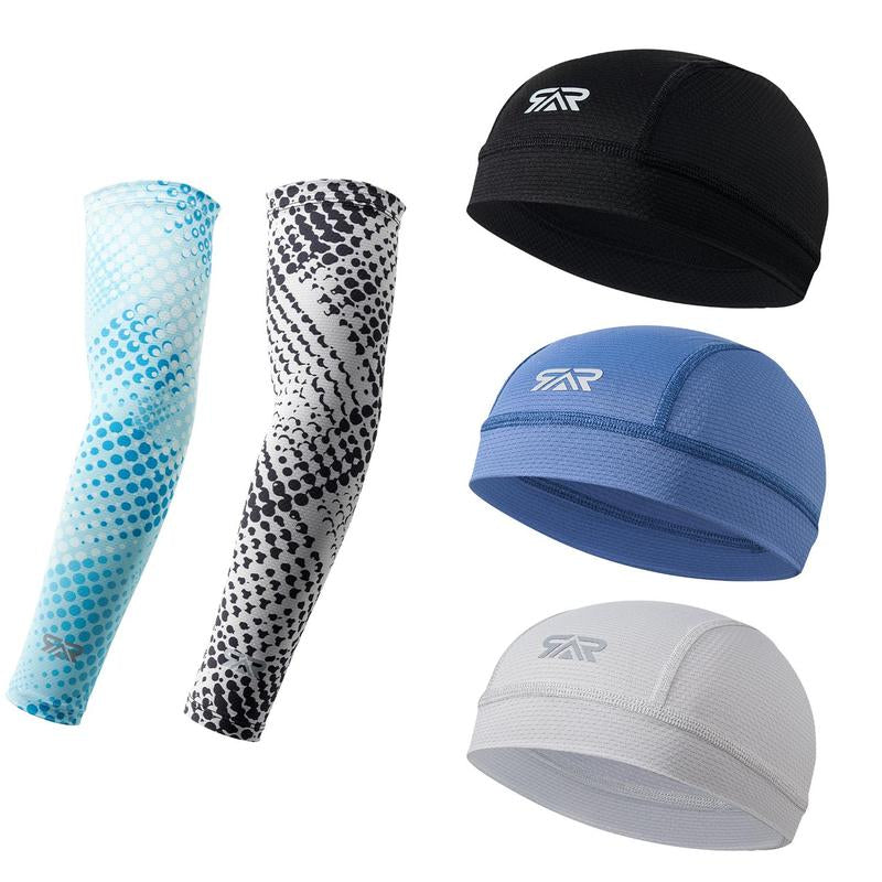 Cycling Baseball Caps, Protection Sports Cycling Cap, Hiking Hat, Breathable Sweat-Absorbent Helmet Liner, Summer Sports Cap for Men & Women, Adjustable Sunscreen Hat, Fitted Hats