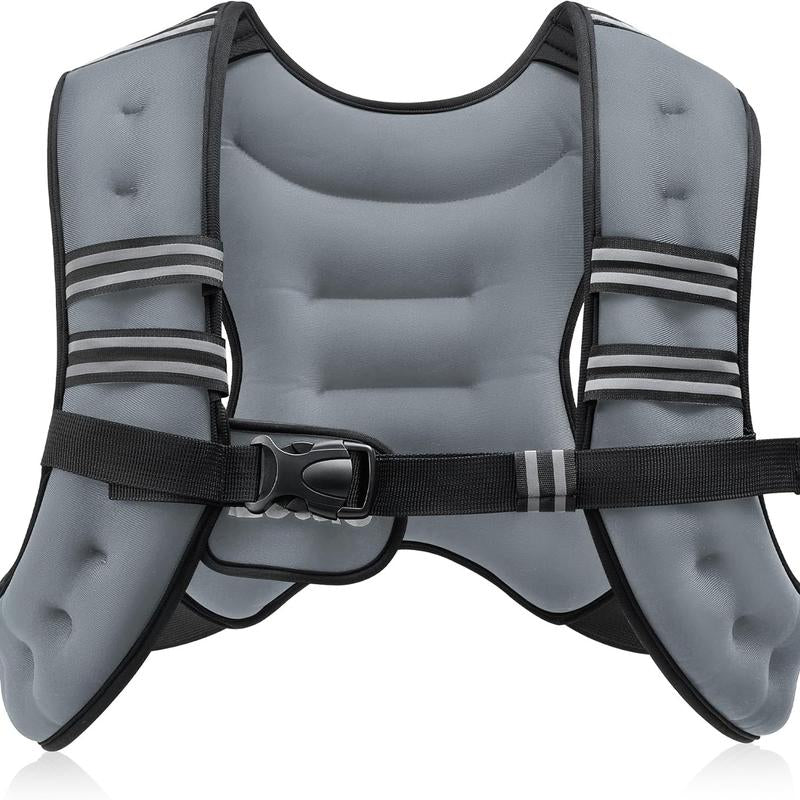 【Fashion Week】Zelus Weighted Vests-Adjustable 6/8/12/16/20/25/30Lb Workout Gear, Fitness Equipment, Gym Outfits with Reflective Stripes for Weight&Strength Training, Walking,Running,Rucking,Jogging|Exercise Motivation,Weighted Vest Benefits, Fallfreshness