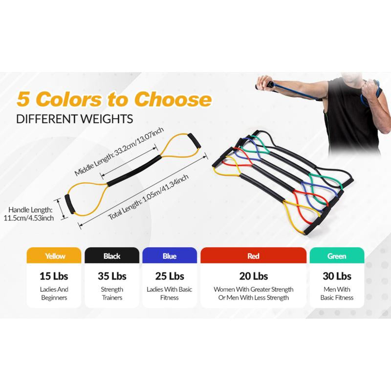 Shadow Boxing Resistance Band - Fast Punches & Power - Boxing Training Gear - Full-Body Cardio Training - Ultra Portable & Lightweight - 15 Lb to 35 Lb Options - Home Gym Workout Kit