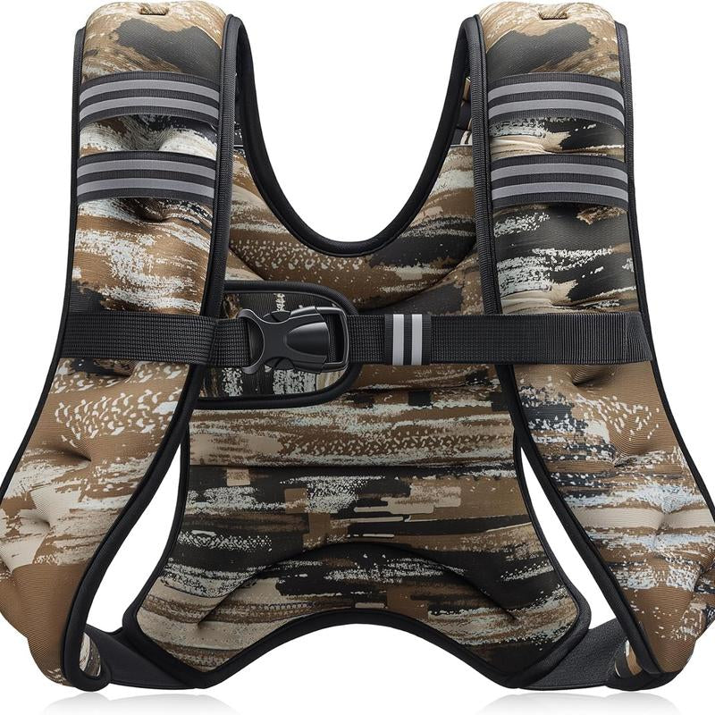 【Fashion Week】Zelus Weighted Vests-Adjustable 6/8/12/16/20/25/30Lb Workout Gear, Fitness Equipment, Gym Outfits with Reflective Stripes for Weight&Strength Training, Walking,Running,Rucking,Jogging|Exercise Motivation,Weighted Vest Benefits, Fallfreshness