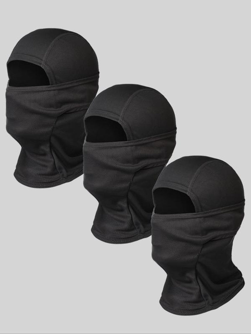 Hollow Out Full Face Mask, Breathable Face Cover, High Elasticity Face Mask for Motorcycle Bicycle, Sports & Outdoor Clothing Accessories, Full Balaclava