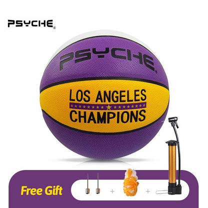 PSYCHE Basketball Leather Size 7 Basketball Original Classic 29.5" Indoor Outdoor Basketball Ball Games