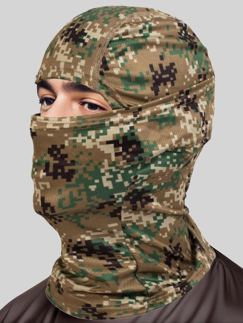 Hollow Out Full Face Mask, Breathable Face Cover, High Elasticity Face Mask for Motorcycle Bicycle, Sports & Outdoor Clothing Accessories, Full Balaclava