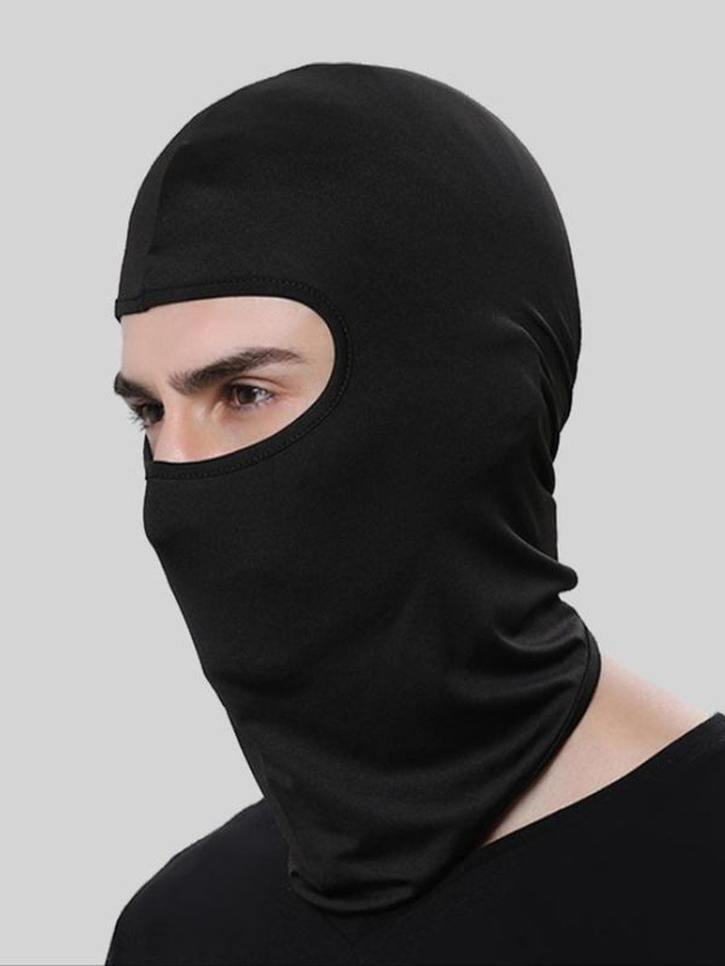 Hollow Out Full Face Mask, Breathable Face Cover, High Elasticity Face Mask for Motorcycle Bicycle, Sports & Outdoor Clothing Accessories, Full Balaclava