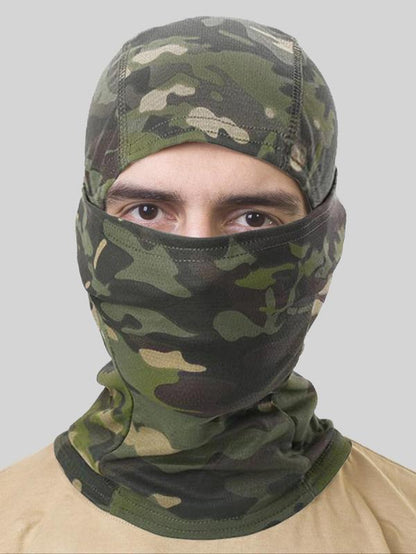 Hollow Out Full Face Mask, Breathable Face Cover, High Elasticity Face Mask for Motorcycle Bicycle, Sports & Outdoor Clothing Accessories, Full Balaclava