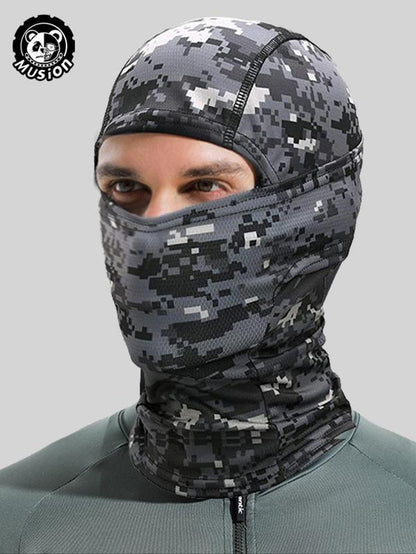 Hollow Out Full Face Mask, Breathable Face Cover, High Elasticity Face Mask for Motorcycle Bicycle, Sports & Outdoor Clothing Accessories, Full Balaclava