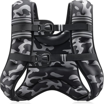 【Fashion Week】Zelus Weighted Vests-Adjustable 6/8/12/16/20/25/30Lb Workout Gear, Fitness Equipment, Gym Outfits with Reflective Stripes for Weight&Strength Training, Walking,Running,Rucking,Jogging|Exercise Motivation,Weighted Vest Benefits, Fallfreshness