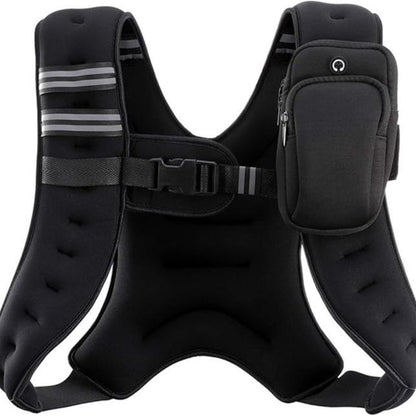 【Fashion Week】Zelus Weighted Vests-Adjustable 6/8/12/16/20/25/30Lb Workout Gear, Fitness Equipment, Gym Outfits with Reflective Stripes for Weight&Strength Training, Walking,Running,Rucking,Jogging|Exercise Motivation,Weighted Vest Benefits, Fallfreshness